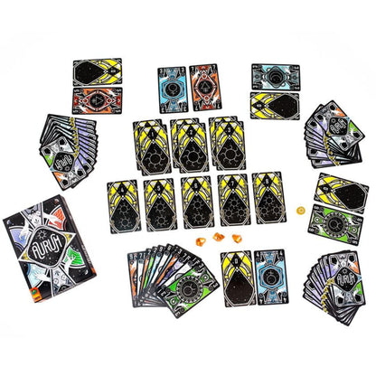 Pandasaurus Games Aurum Card Game - Competitive Trick-Taking Strategy Game for Kids and Adults, Ages 7+, 3-4 Players, 30-45 Minute Playtime, Made 2