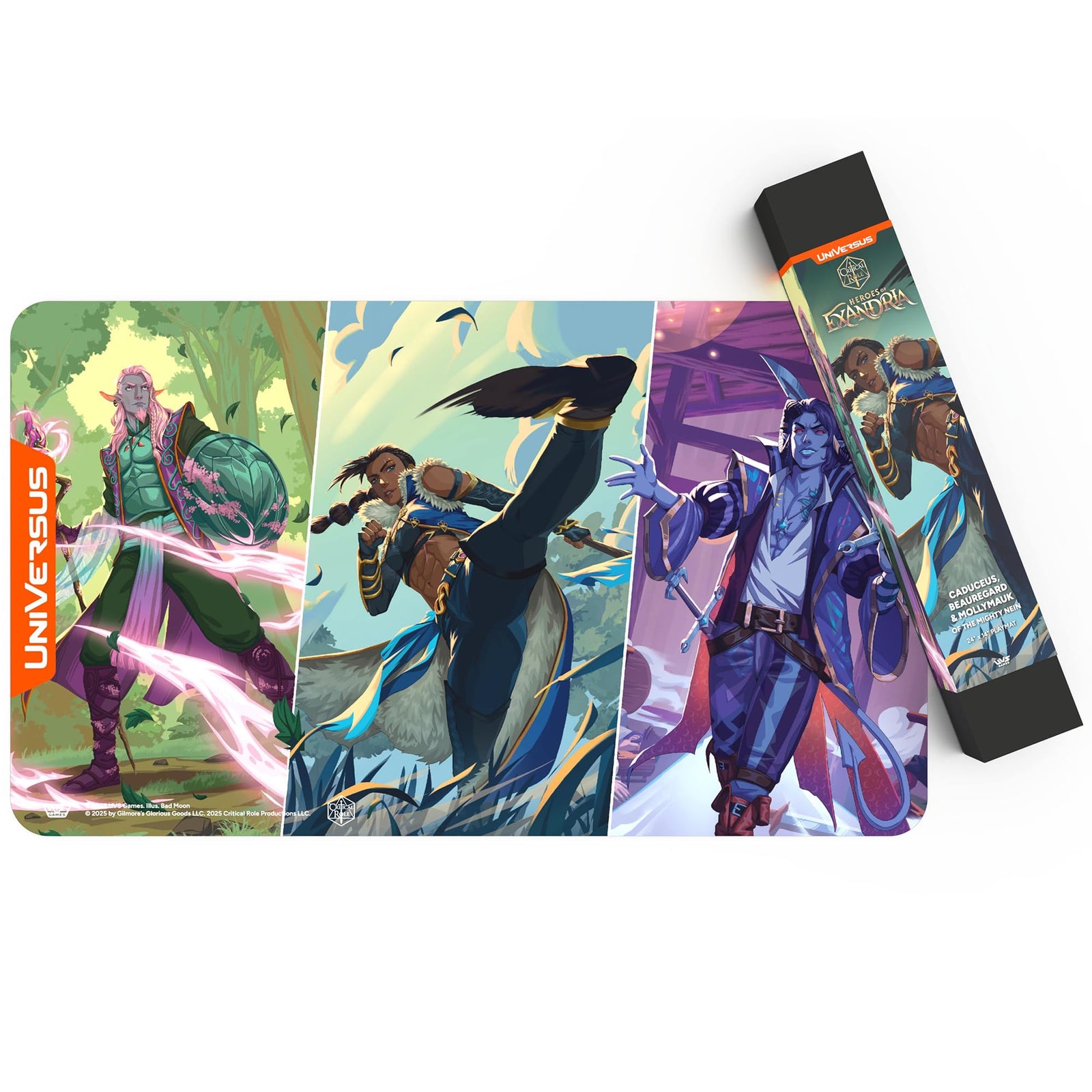 UVS Critical Role: Heroes of Exandria Caduceus, Beauregard, and Mollymauk - Playmat 2