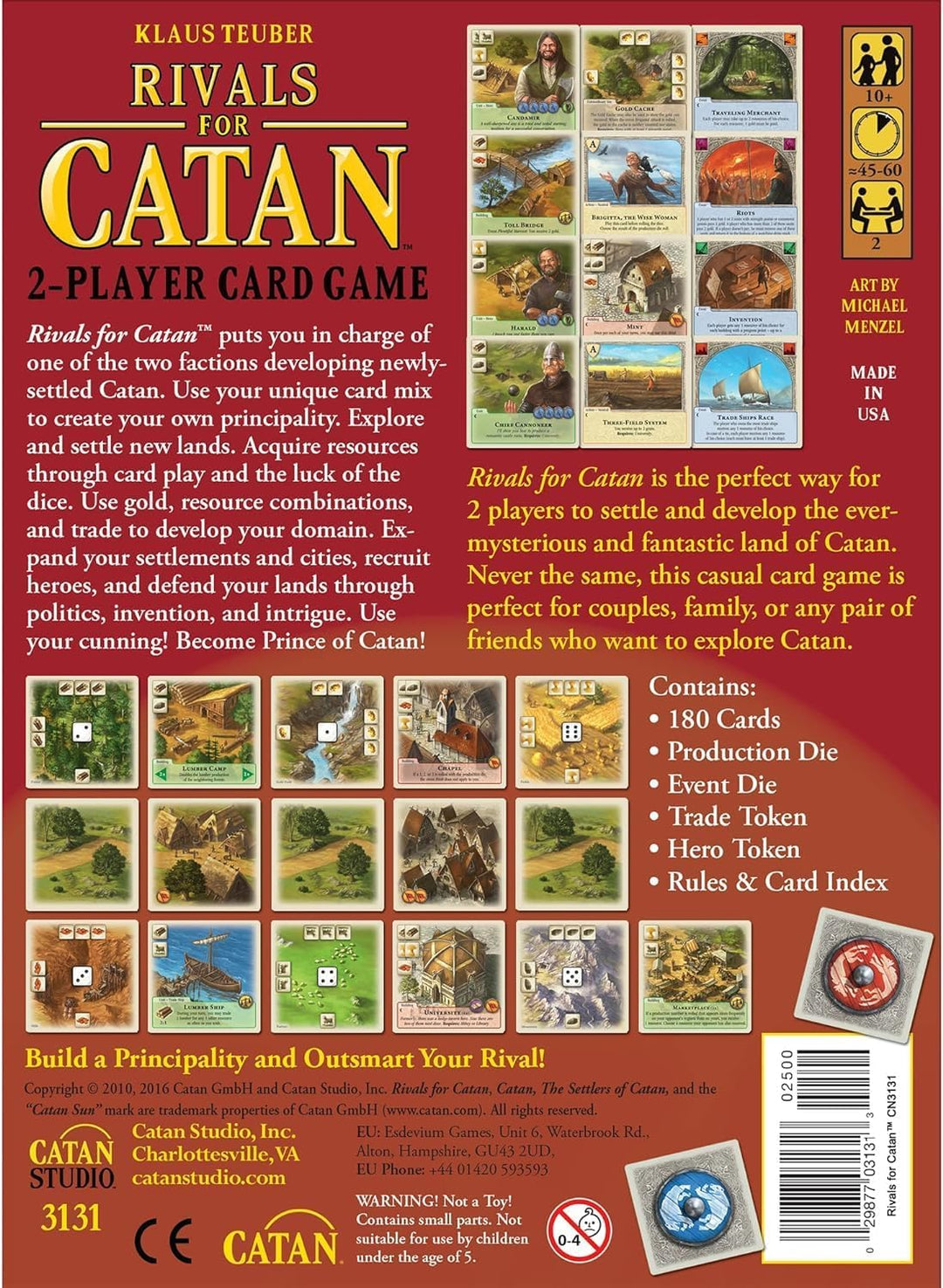 Rivals for CATAN Two Player Card Game