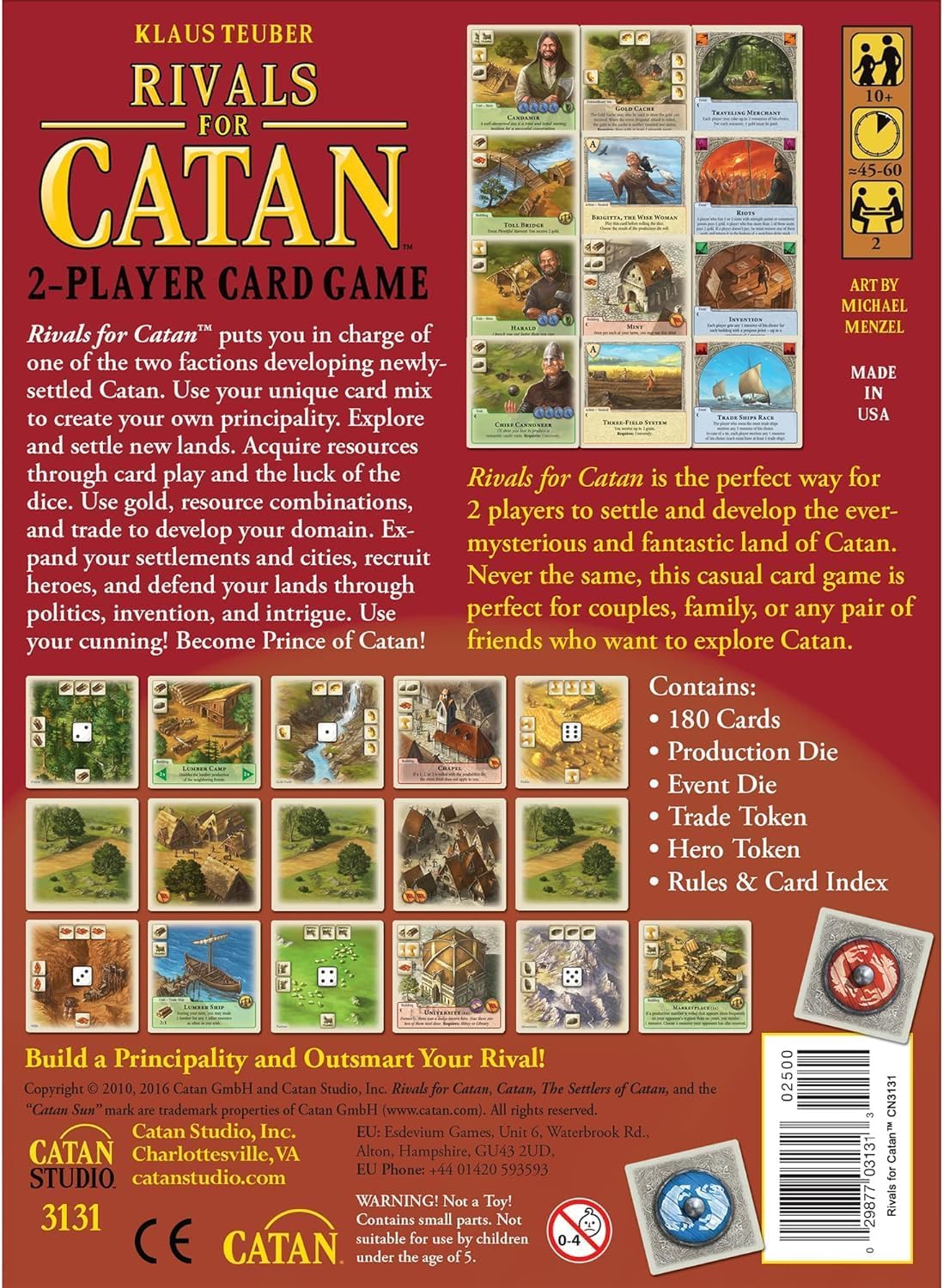 Rivals for CATAN Two Player Card Game