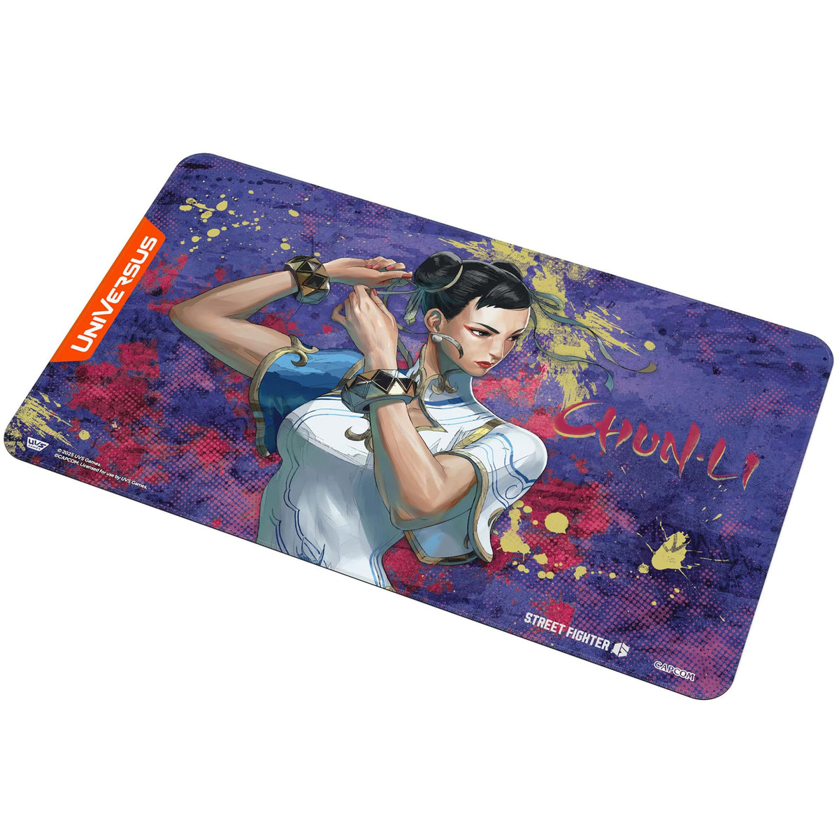 UVS Street Fighter 6 Challenger Series Playmat Chun Li Trading Card Game by UniVersus 8