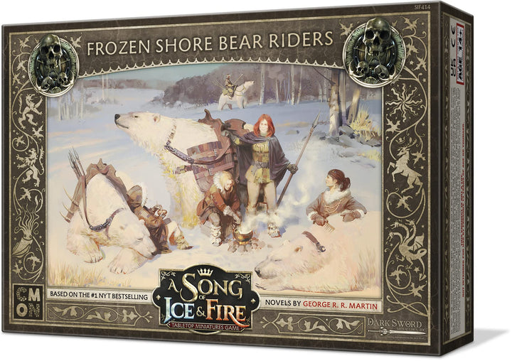 CMON A Song of Ice and Fire Tabletop Miniatures Game Frozen Shore Bear Riders Unit Box Strategy Game for Teens and Adults Ages 14+ 2+ Players Avg. Playtime 45-60 Minutes Made by CMON SIF414 Multicolor