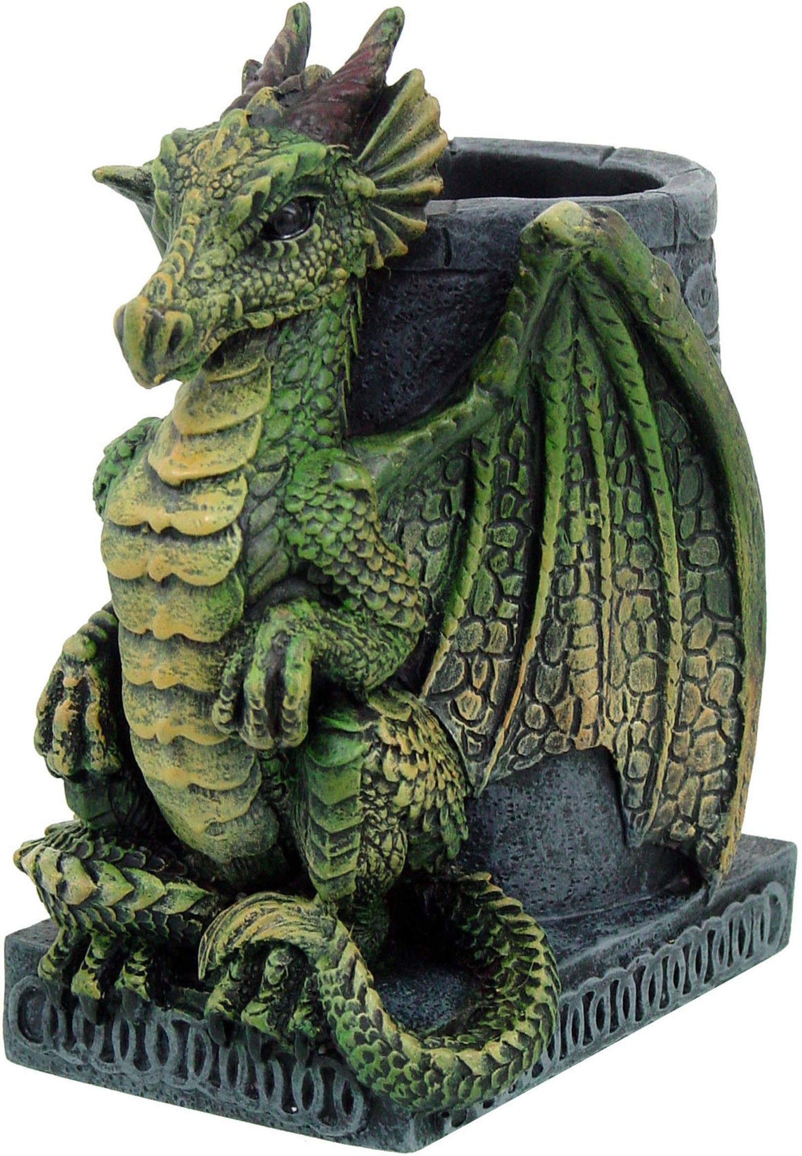 Wyrm Dragon Pen Pot 10.6cm 2