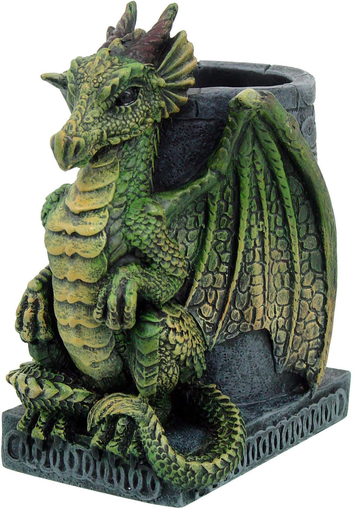 Wyrm Dragon Pen Pot 10.6cm