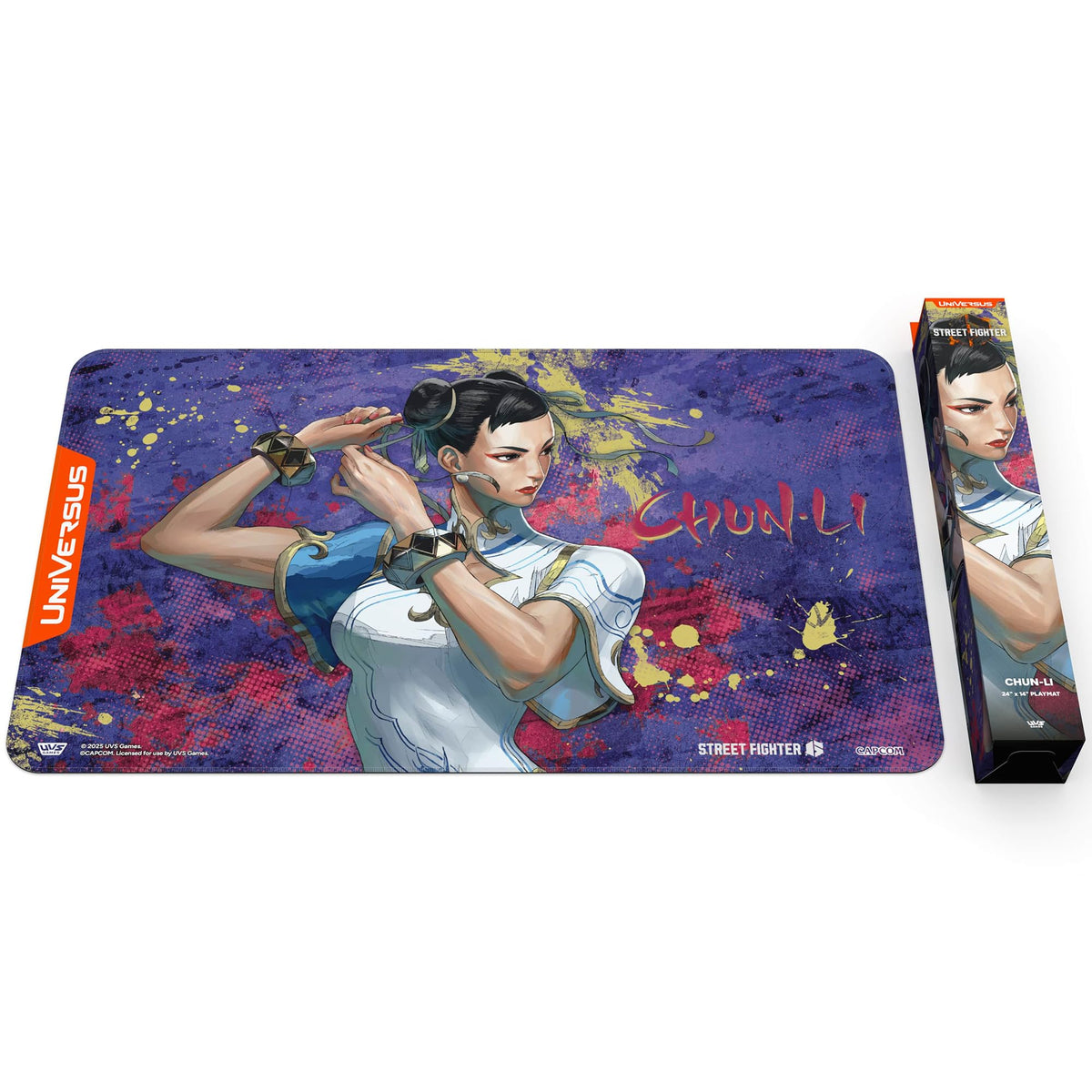 UVS Street Fighter 6 Challenger Series Playmat Chun Li Trading Card Game by UniVersus 5