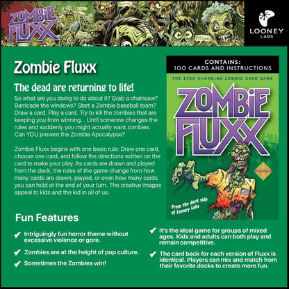 Zombie Fluxx Board Game by Looney Labs 6