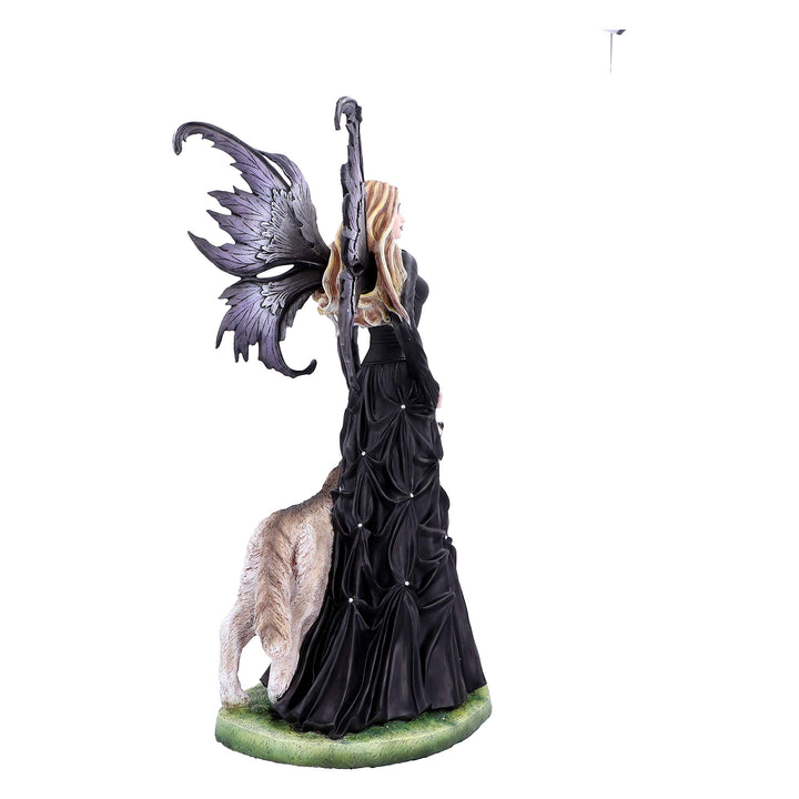 Loveta Large Wolf and Fairy Ornament 58.5cm