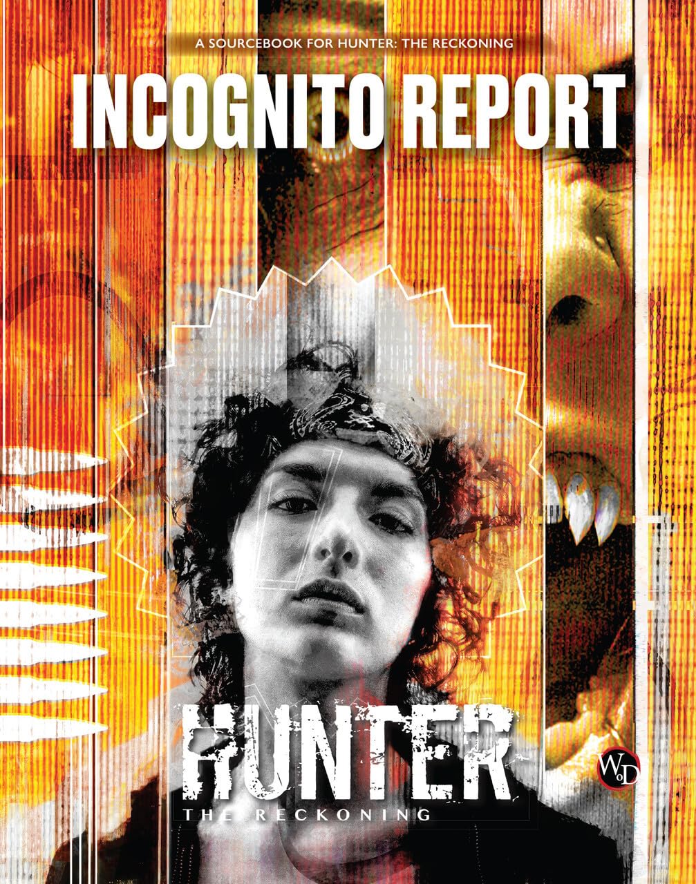 Hunter The Reckoning 5th Edition Roleplaying Game Incognito Report Sourcebook by Renegade Studio 2