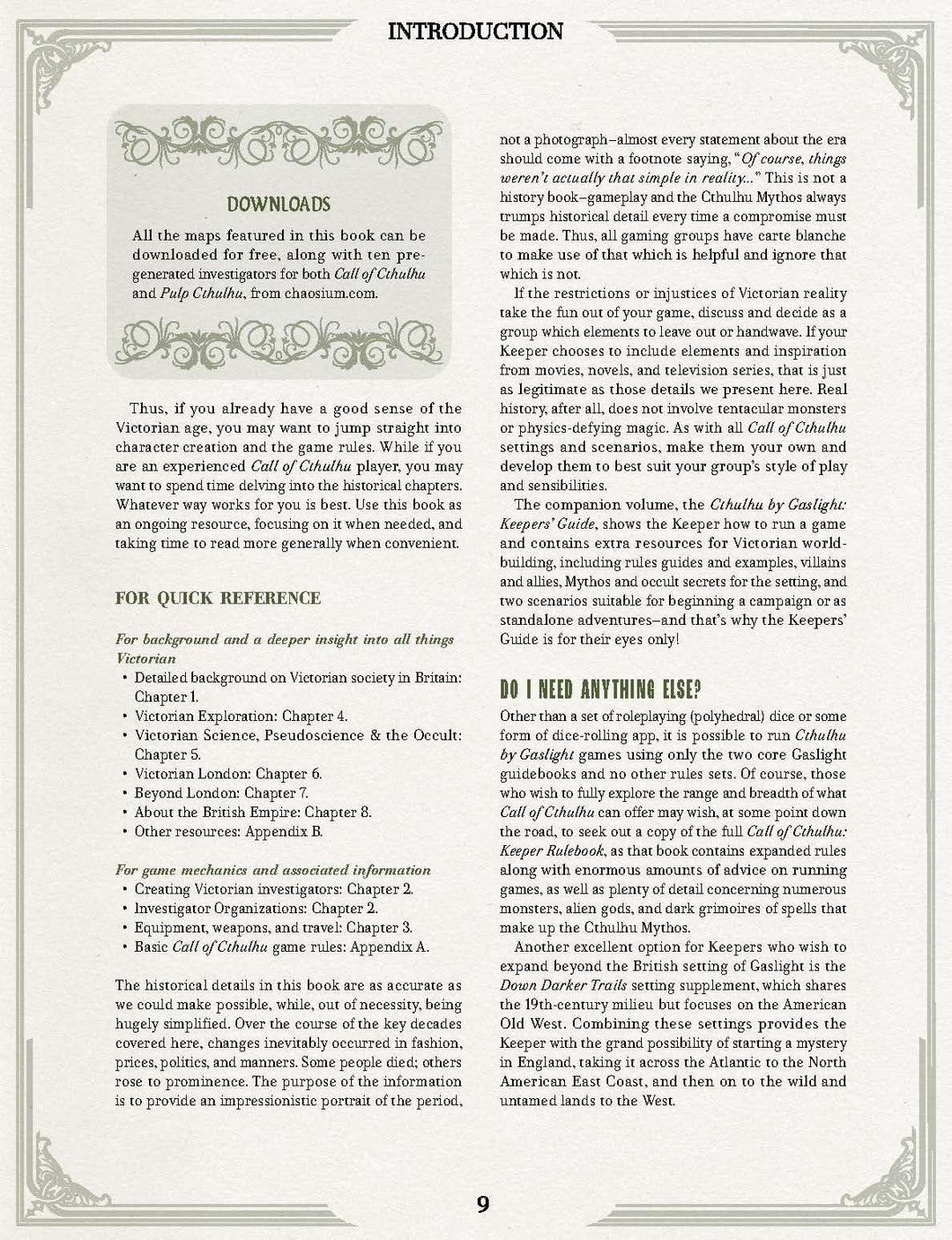 Cthulhu by Gaslight: Investigator’s Guide