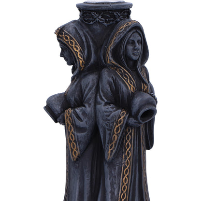 Triple Moon Goddess Backflow Incense Burner 15.5cm 2