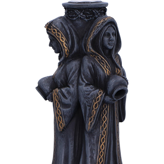 Triple Moon Goddess Backflow Incense Burner 15.5cm 2