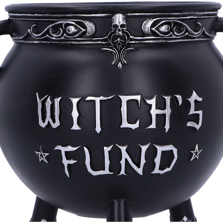 Witchs Fund Cauldron Money Box 16.5cm