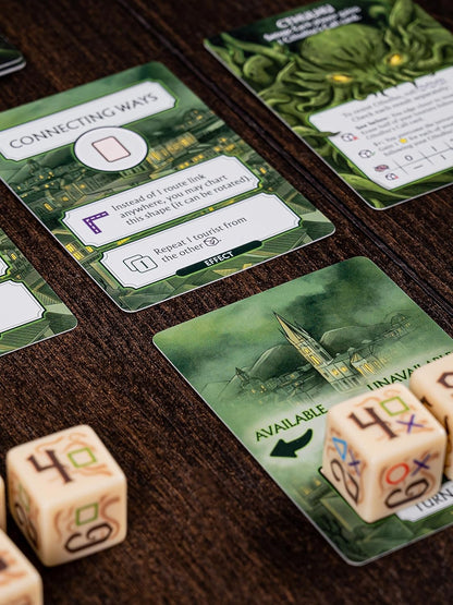 Arkham Travel Guide Board Game