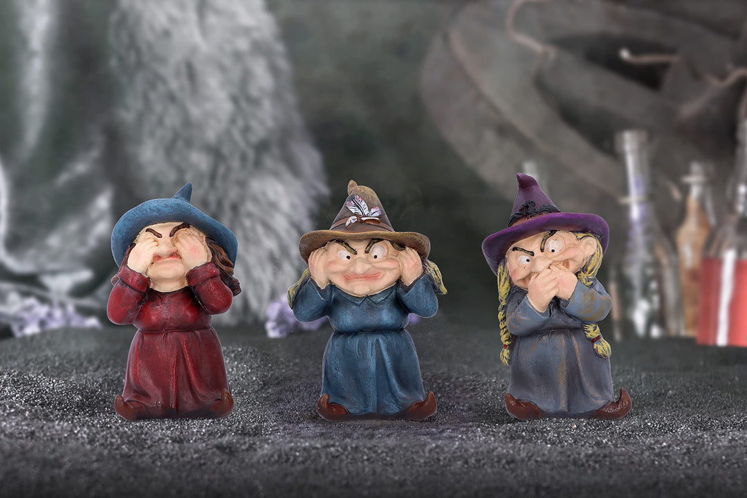 Three Wise Witches Figurine 9.3cm