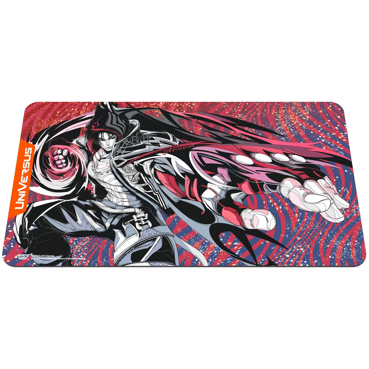 UniVersus: Tekken 8: Jin Playmat - 24 x 14 Neoprene Mat,, Rubber Backing, Tabletop Card Game Accessory, UVS Games, Licensed 5