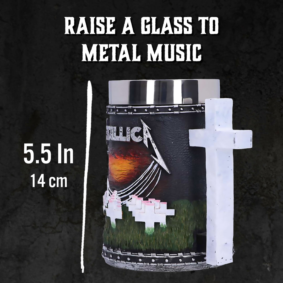 Metallica Master of Puppets Album Tankard Officially Licensed