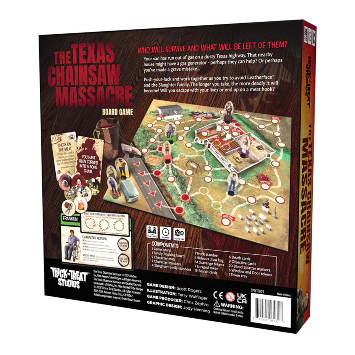 The Texas Chainsaw Massacre Board Game by Trick Or Treat 4