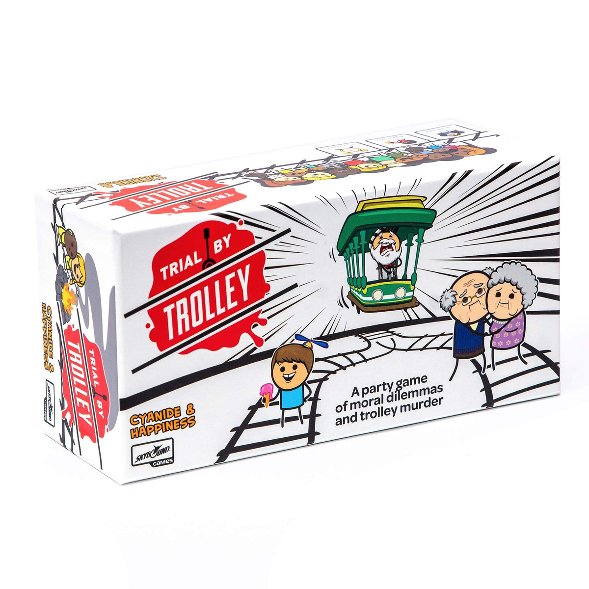 Trial by Trolley Board Game by Skybound 2