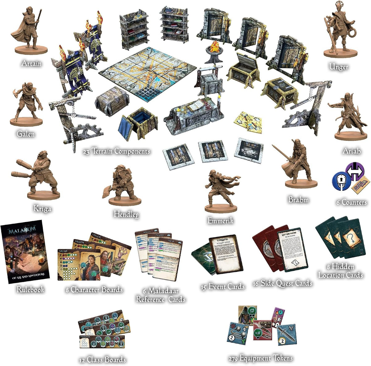 Maladum of Ale and Adventure Board Game Expansion