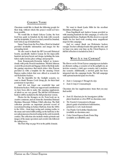 Call of Cthulhu Horror on the Orient Express Roleplaying Game by Chaosium 8