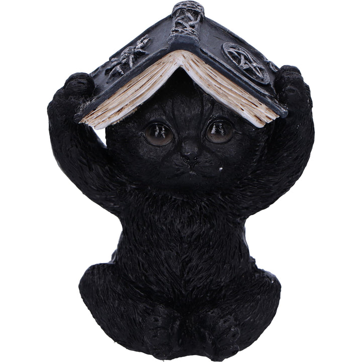Three Wise Witchy Black Spell Cats 8.5cm