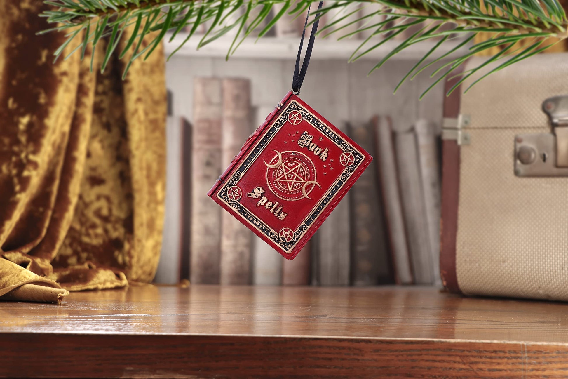 Red Book of Spells Hanging Ornament 7cm 6