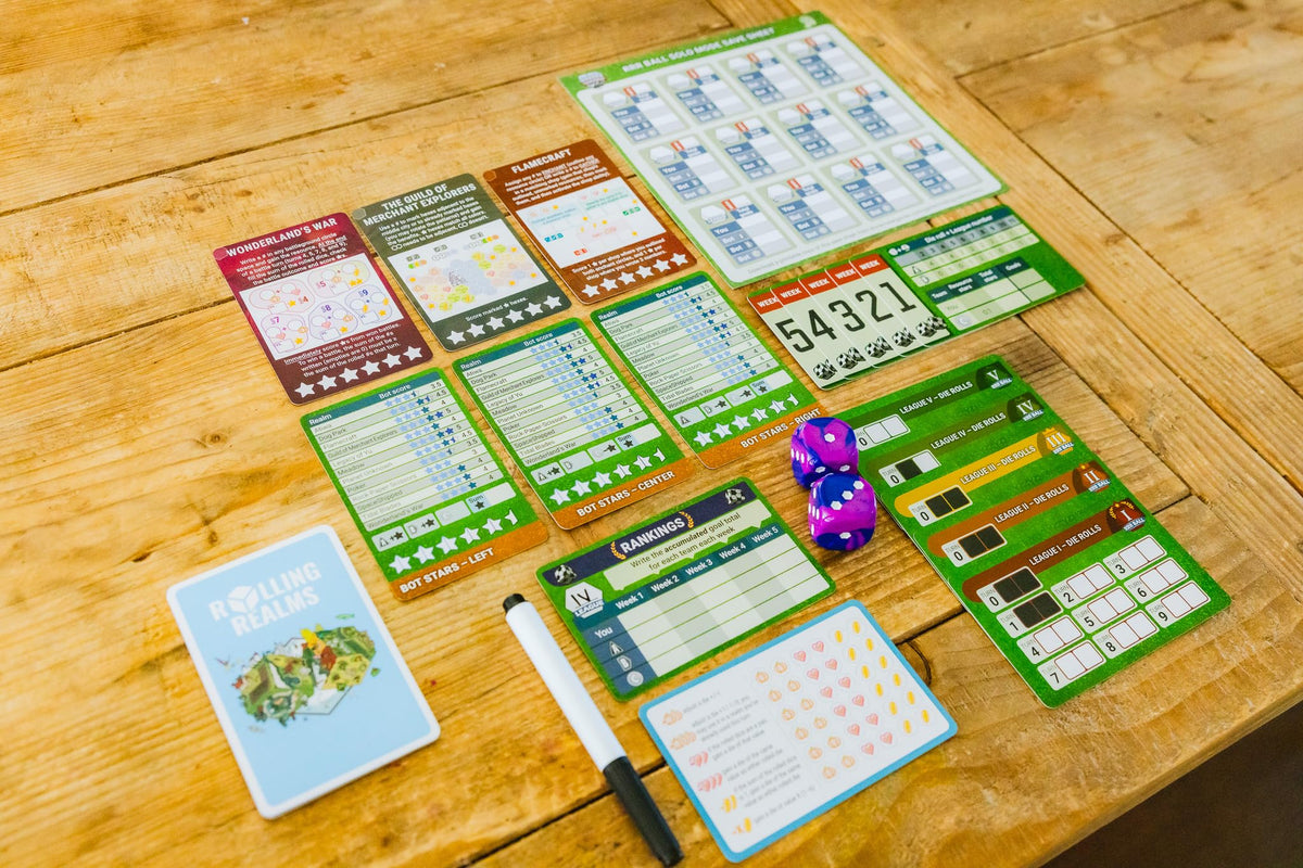 Rolling Realms Redux A Light Strategic Standalone Roll-and-Write Game for Families 3