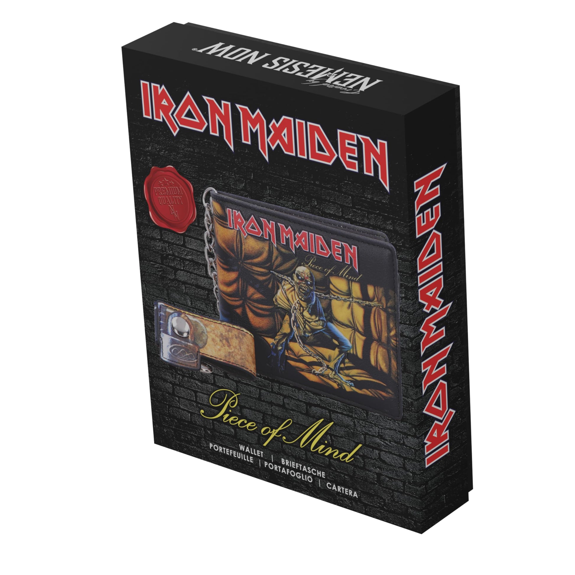 Iron Maiden Piece of Mind Artwork Wallet 11cm Officially Licensed 3
