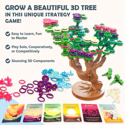 Bloomchasers A Delightfully 3D Game of Flowers and Wits Board Game by Very Special 2