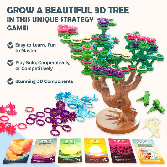 Bloomchasers A Delightfully 3D Game of Flowers and Wits Board Game by Very Special 2