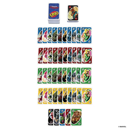 Mattel Games UNO The Amazing Spider-Man Card Game for Kids, Adults & Family with Deck & Special Rule Inspired by the Marvel Comic Book Series, HXY08 4