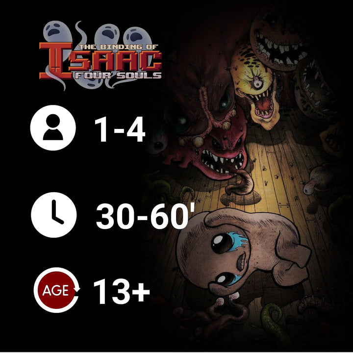 Maestro Media: The Binding of Isaac: Four Souls - Ultimate Collection - Contains 2nd Ed. Base Game, Four Souls+ & Requiem Expansions