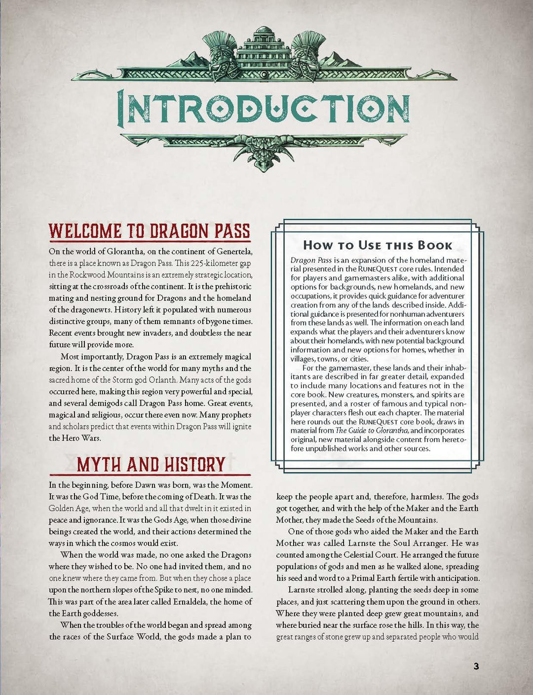 Dragon Pass: Lands of RuneQuest 3