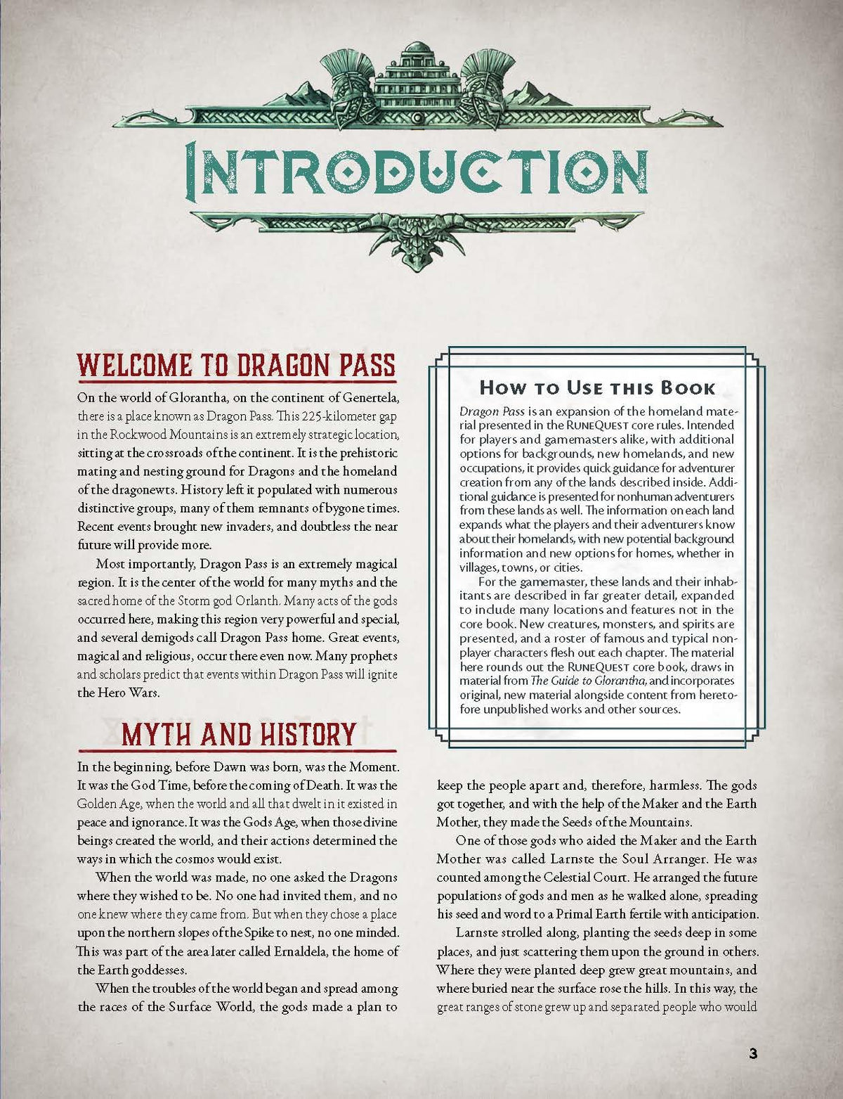 Dragon Pass: Lands of RuneQuest 3