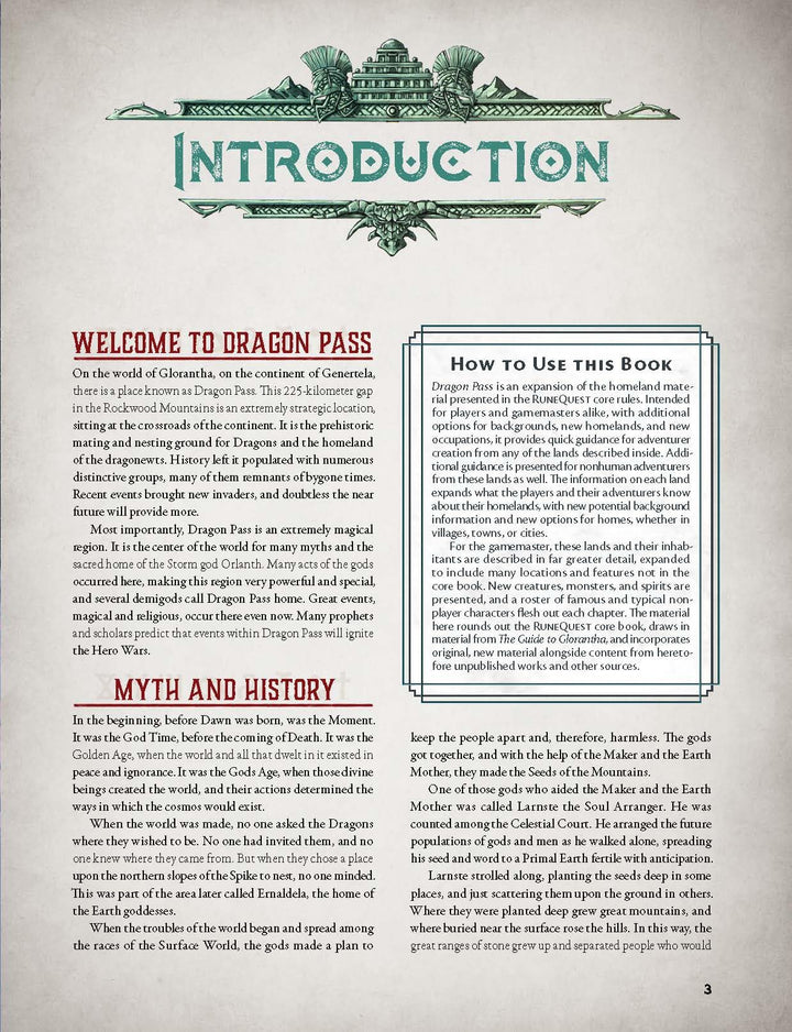 Dragon Pass: Lands of RuneQuest 3