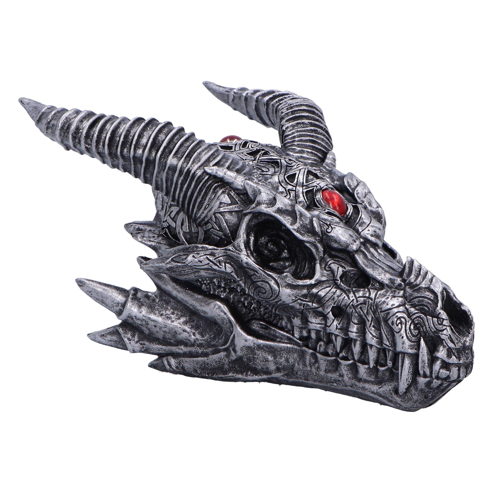Tribal Flame Dragon Skull Head 21.5cm 2
