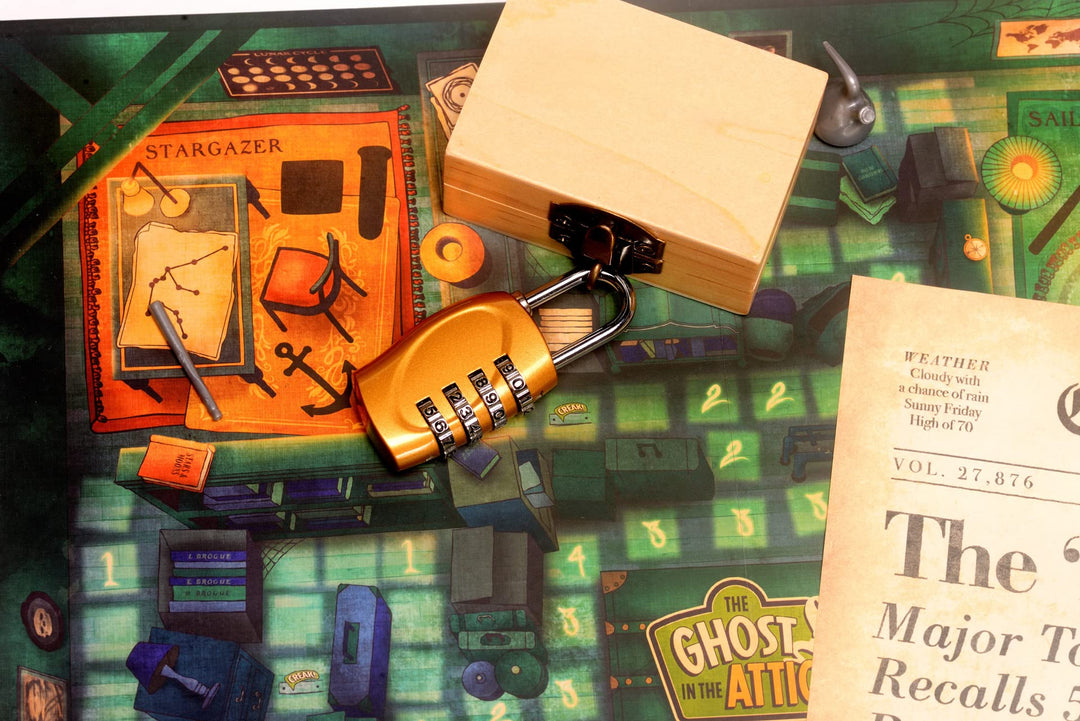 The Ghost in The Attic - Award-Winning Haunted Escape-Room Board Game by The Mystery Agency