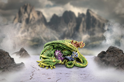 Hatchling Horde Metallic Dragon Figurine 17.3cm 7