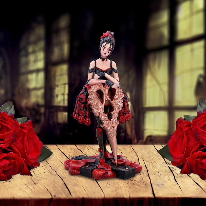 Marionette with Scissors Burlesque Figurine 18.5cm
