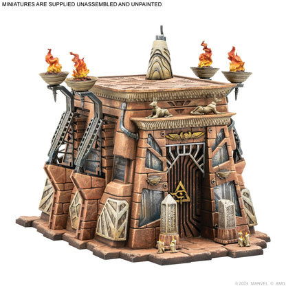 Marvel: Crisis Protocol Shrine to En Sabah Nur Terrain Pack - Apocalypse-Themed Terrain! Tabletop Superhero Game, Ages 14+, 2 Players, 90 Minute Playtime, Made by Atomic Mass Games 2