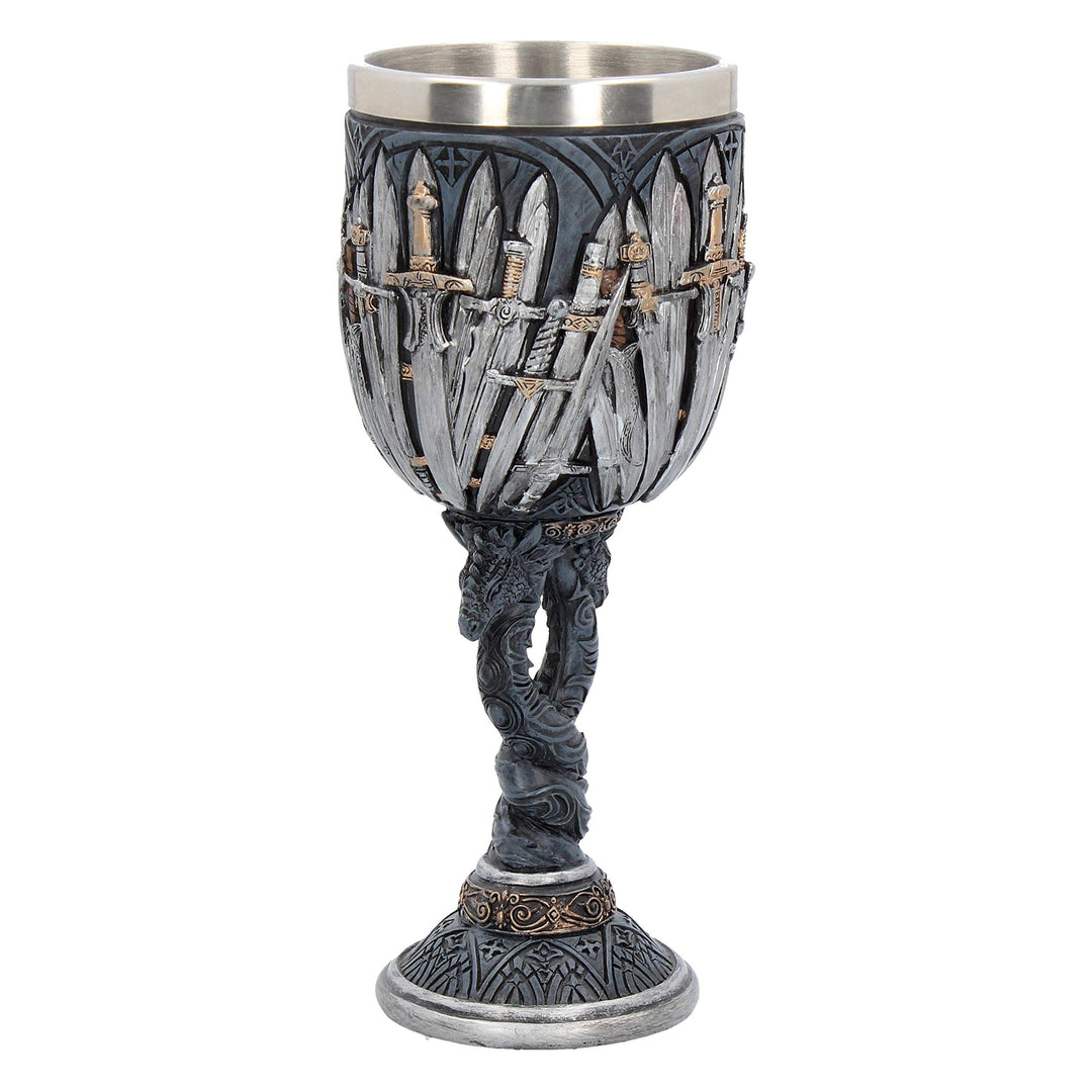 Nemesis Now Medieval Sword Dragon Wine Goblet 17.5cm