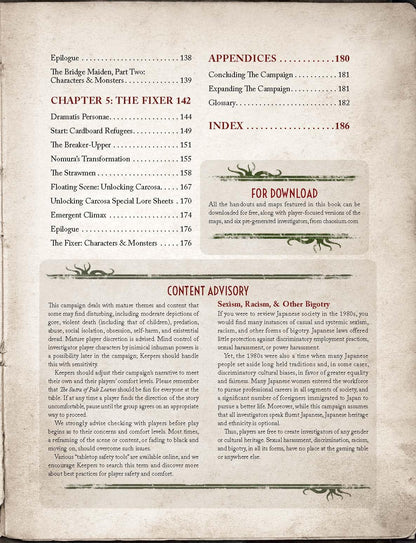 The Sutra Of Pale Leaves Volume 2 Carcosa Manifest Call Of Cthulhu Roleplaying Game by Chaosium 4