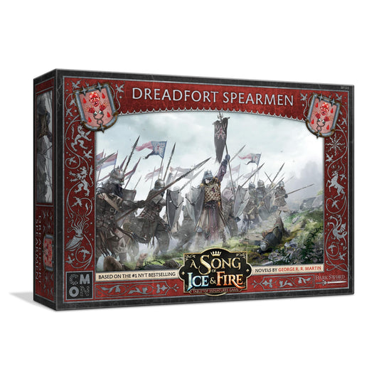 CMON A Song of Ice and Fire Tabletop Miniatures Game Dreadfort Spearmen Unit Box - Loyalty Forged in The Frigid North, Strategy Game for Adults, Ages 14+, 2+ Players, 45-60 Minute Playtime, Made 1