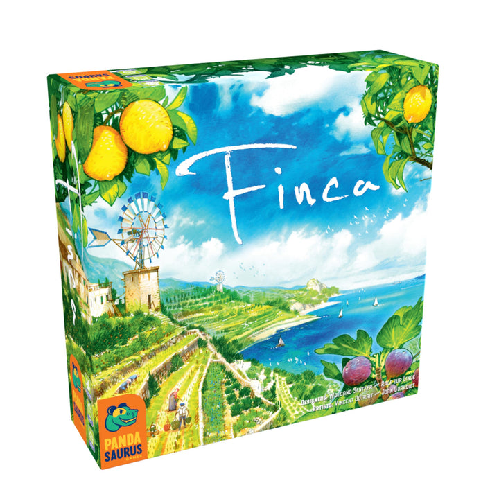 Finca Board Game - Mallorca's Resource Management & Delivery Strategy Game, Fun Family Game for Kids & Adults, Ages 10+, 2-5 Players, 45 Min Playtime, Made by Pandasaurus Games