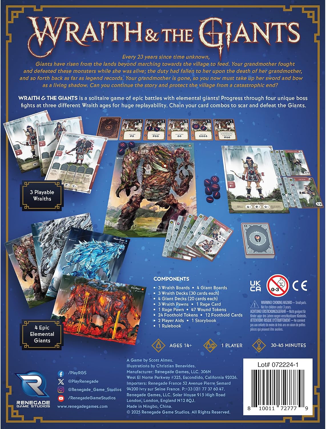 Wraith and the Giants Board Game