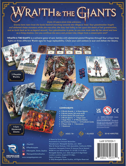 Wraith and the Giants Board Game