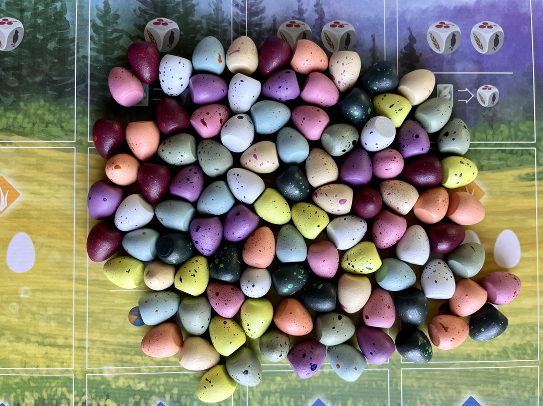 Stonemaier Games: Wingspan Speckled Eggs | Add to Wingspan (Base Game or Asia) | Enhance Your Wingspan Gameplay | 100 Speckled Eggs in 10