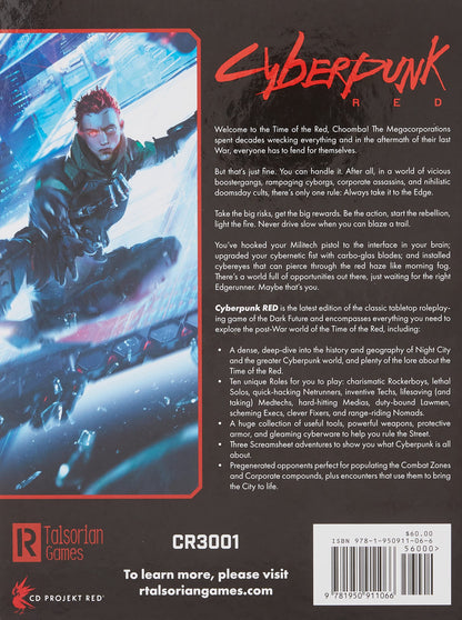 Cyberpunk Red Core Rulebook Roleplaying Game by Talsorian Games 3