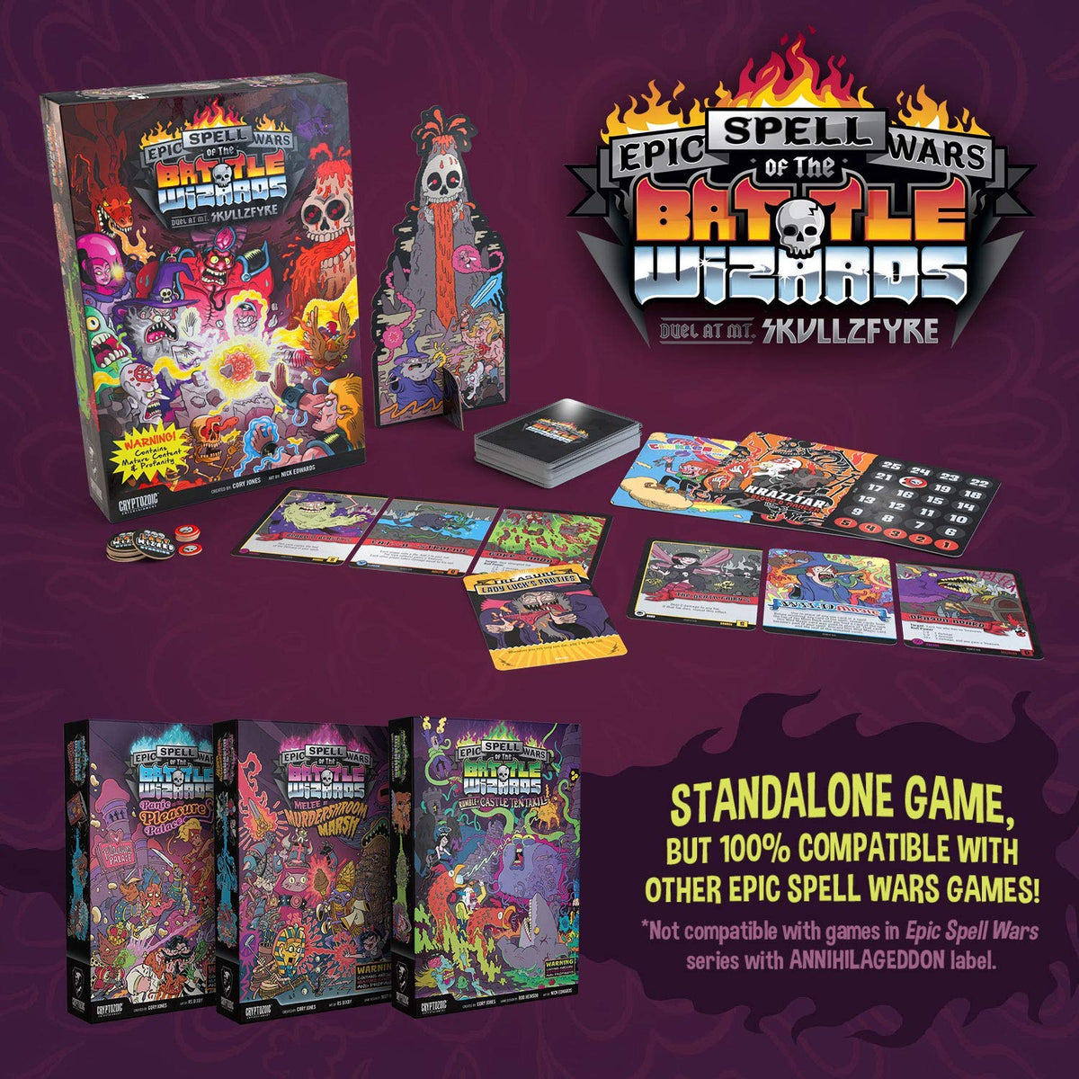 Epic Spell Wars of the Battle Wizards Duel at Mt Skullzfyre Card Game 6