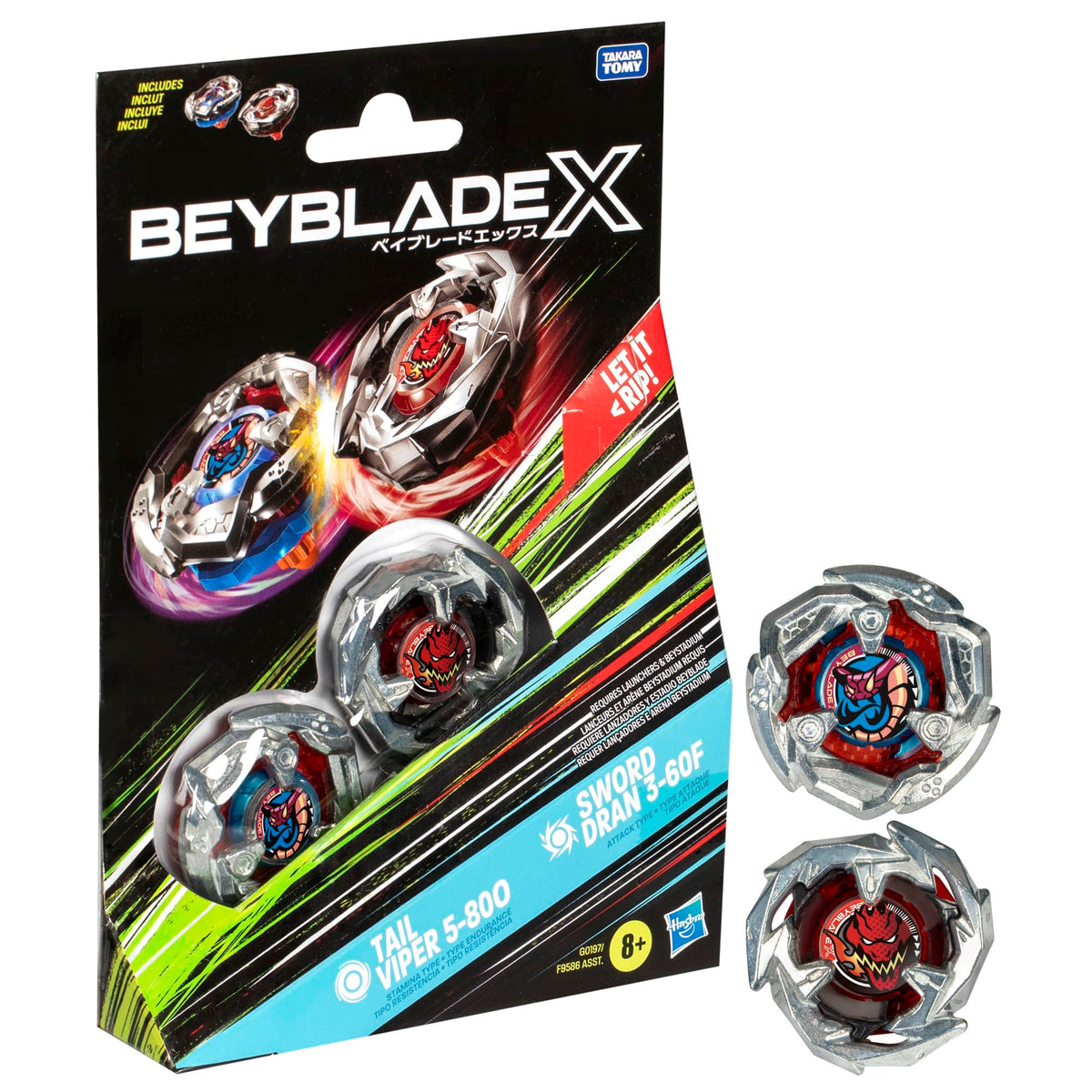 Hasbro Beyblade BBX Tail Viper Sword Dran 1